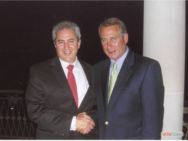 Mr Tony Mahfoud with Speaker of the House Congressman John Boehner